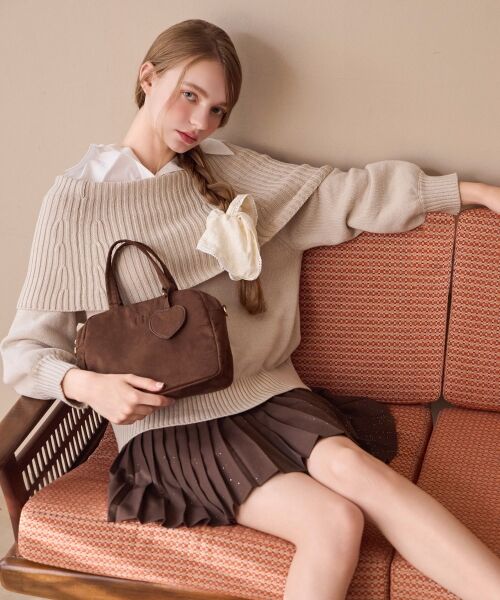 MAJESTIC LEGON / マジェスティックレゴン ニット・セーター | シャツドッキングミディ丈ニット | 詳細9