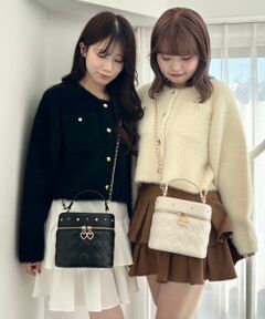 MAJESTIC LEGON / マジェスティックレゴン カーディガン・ボレロ | ポケット付きフェザークルーカーデ