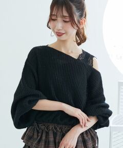 MAJESTIC LEGON / マジェスティックレゴン ニット・セーター | キラキラドロストメッシュニット