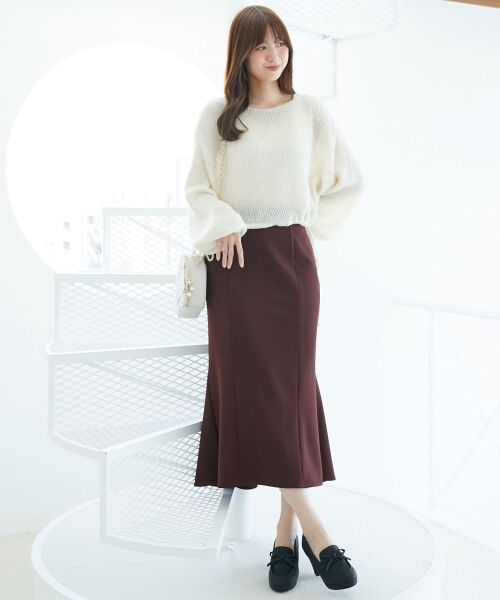 MAJESTIC LEGON / マジェスティックレゴン ニット・セーター | キラキラドロストメッシュニット | 詳細1