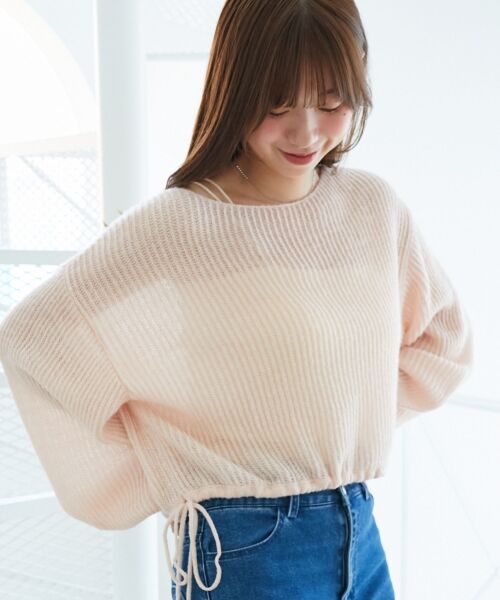 MAJESTIC LEGON / マジェスティックレゴン ニット・セーター | キラキラドロストメッシュニット | 詳細11