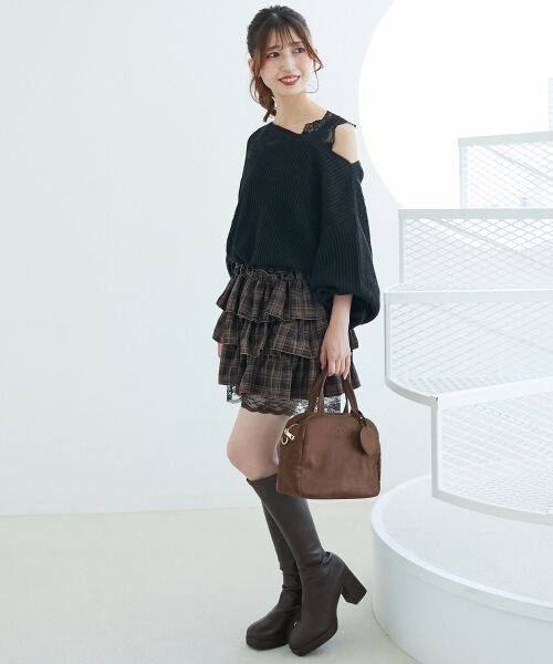 MAJESTIC LEGON / マジェスティックレゴン ニット・セーター | キラキラドロストメッシュニット | 詳細21