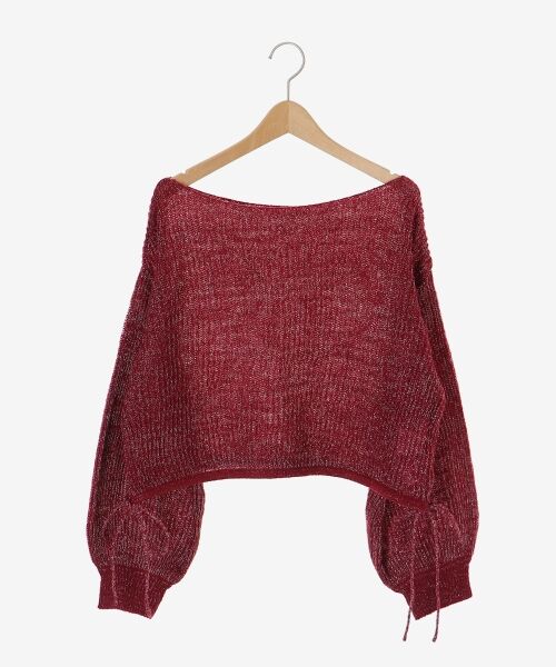 MAJESTIC LEGON / マジェスティックレゴン ニット・セーター | キラキラドロストメッシュニット | 詳細29