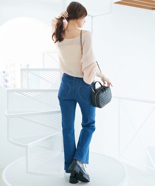 MAJESTIC LEGON / マジェスティックレゴン ニット・セーター | キラキラドロストメッシュニット | 詳細9