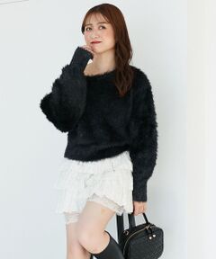 MAJESTIC LEGON / マジェスティックレゴン ニット・セーター | キラメキチョーカーセットシャギーニット