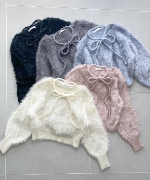 MAJESTIC LEGON / マジェスティックレゴン ニット・セーター | キラメキチョーカーセットシャギーニット | 詳細1