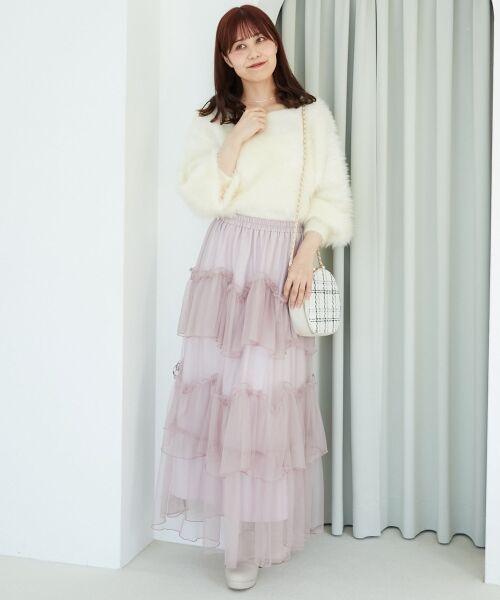 MAJESTIC LEGON / マジェスティックレゴン ニット・セーター | キラメキチョーカーセットシャギーニット | 詳細13