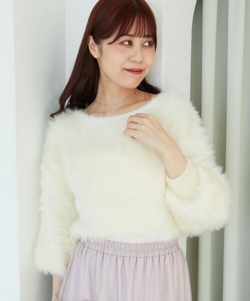 MAJESTIC LEGON / マジェスティックレゴン ニット・セーター | キラメキチョーカーセットシャギーニット | 詳細16