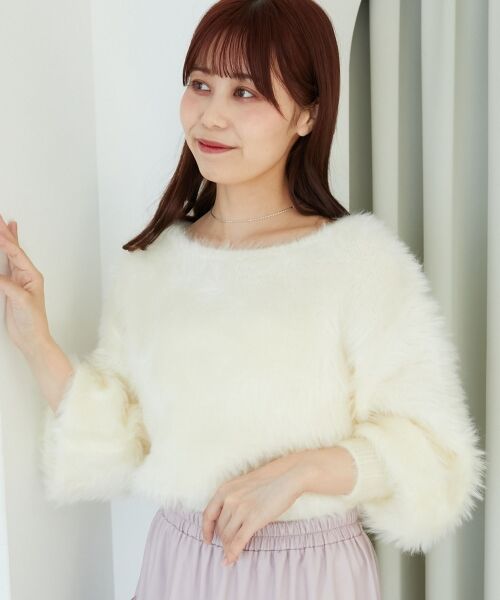 MAJESTIC LEGON / マジェスティックレゴン ニット・セーター | キラメキチョーカーセットシャギーニット | 詳細17