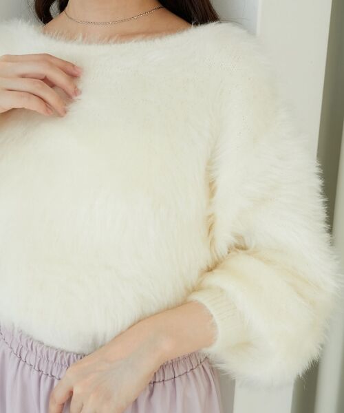 MAJESTIC LEGON / マジェスティックレゴン ニット・セーター | キラメキチョーカーセットシャギーニット | 詳細19