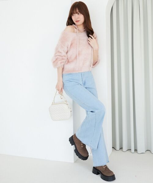 MAJESTIC LEGON / マジェスティックレゴン ニット・セーター | キラメキチョーカーセットシャギーニット | 詳細24