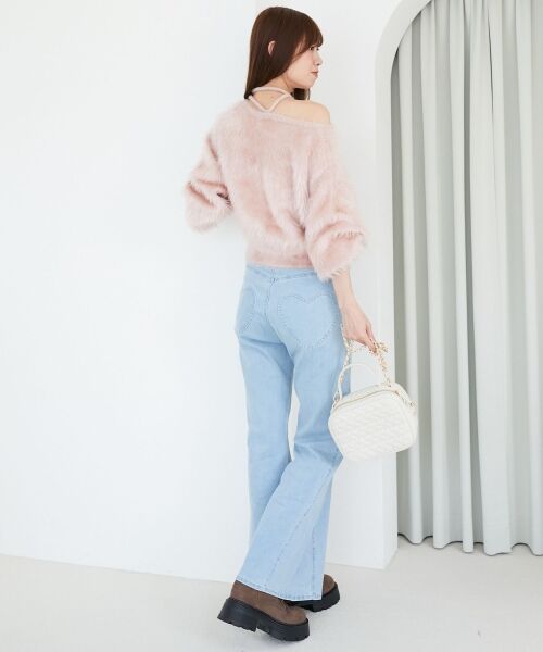 MAJESTIC LEGON / マジェスティックレゴン ニット・セーター | キラメキチョーカーセットシャギーニット | 詳細25