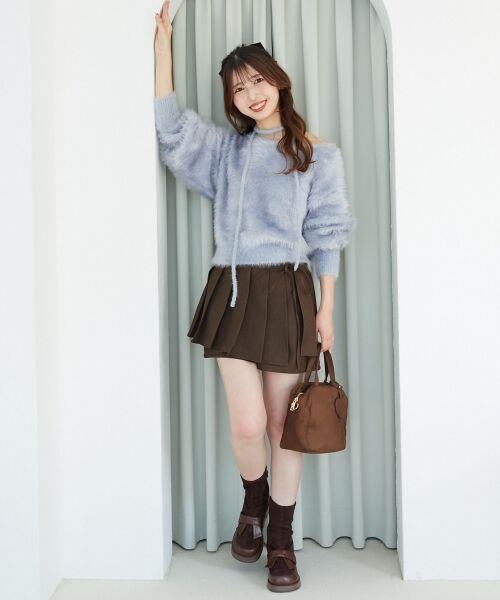 MAJESTIC LEGON / マジェスティックレゴン ニット・セーター | キラメキチョーカーセットシャギーニット | 詳細30