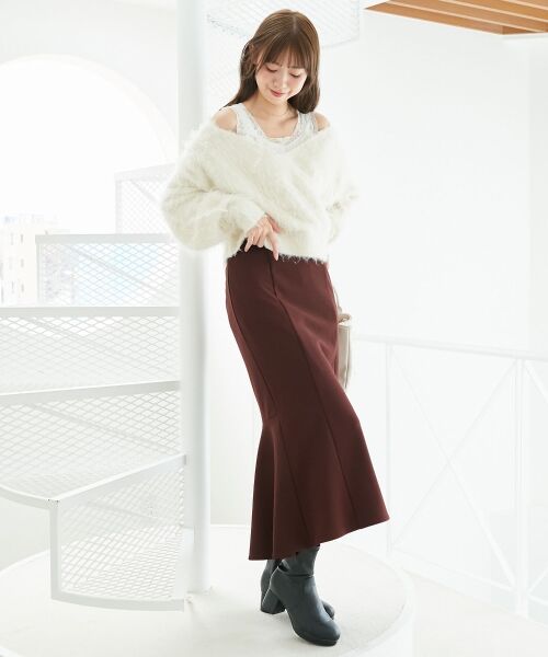 MAJESTIC LEGON / マジェスティックレゴン ニット・セーター | ふわふわカシュクールニット | 詳細2