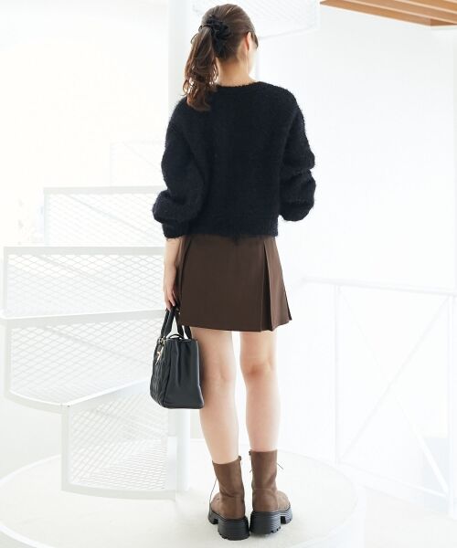 MAJESTIC LEGON / マジェスティックレゴン カーディガン・ボレロ | ツイードライククルーカーディガン | 詳細16