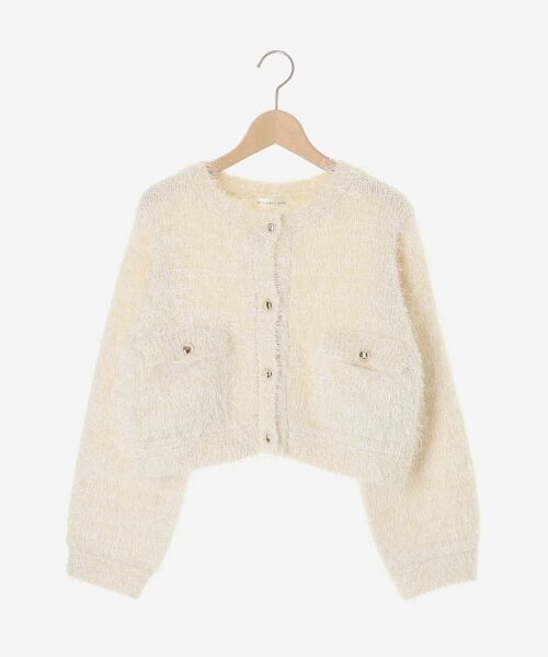 MAJESTIC LEGON / マジェスティックレゴン カーディガン・ボレロ | ツイードライククルーカーディガン | 詳細20