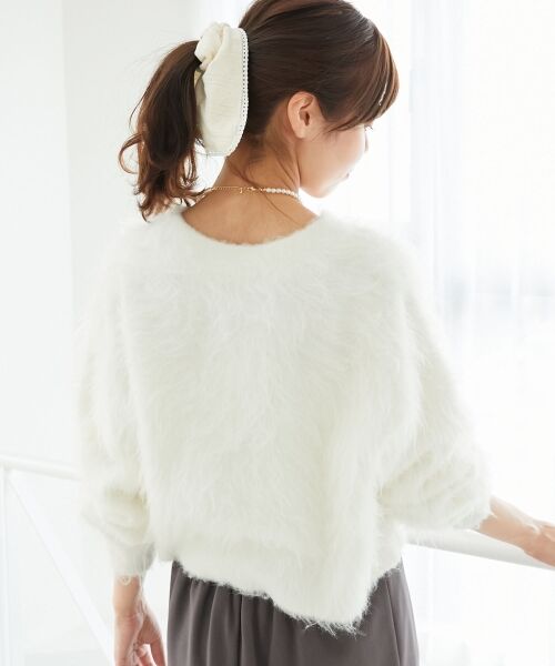 MAJESTIC LEGON / マジェスティックレゴン カーディガン・ボレロ | ふわふわVネックショートカーデ | 詳細15