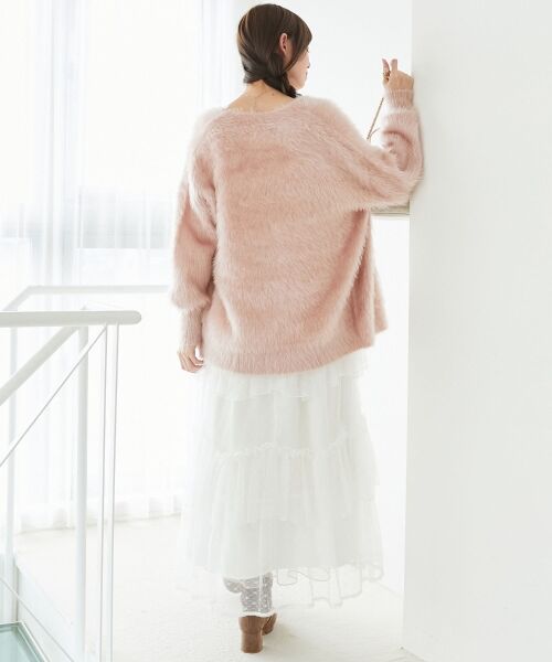 MAJESTIC LEGON / マジェスティックレゴン カーディガン・ボレロ | キラメキシャギーミディカーディガン | 詳細17