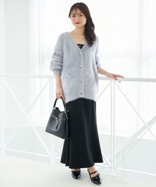 MAJESTIC LEGON / マジェスティックレゴン カーディガン・ボレロ | キラメキシャギーミディカーディガン | 詳細22