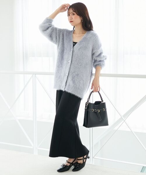 MAJESTIC LEGON / マジェスティックレゴン カーディガン・ボレロ | キラメキシャギーミディカーディガン | 詳細23