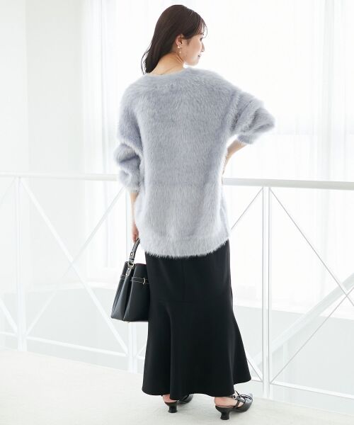 MAJESTIC LEGON / マジェスティックレゴン カーディガン・ボレロ | キラメキシャギーミディカーディガン | 詳細24