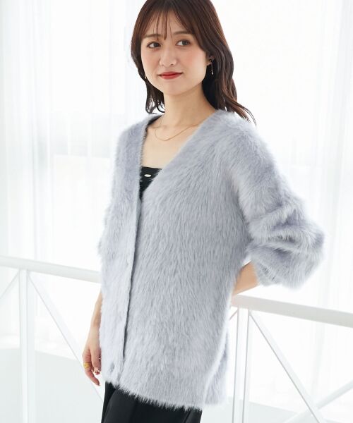 MAJESTIC LEGON / マジェスティックレゴン カーディガン・ボレロ | キラメキシャギーミディカーディガン | 詳細26