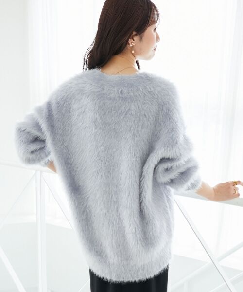 MAJESTIC LEGON / マジェスティックレゴン カーディガン・ボレロ | キラメキシャギーミディカーディガン | 詳細27