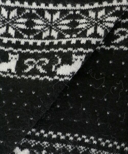 MAJESTIC LEGON / マジェスティックレゴン カーディガン・ボレロ | 襟付きネコチャンジャカードカーデ | 詳細27