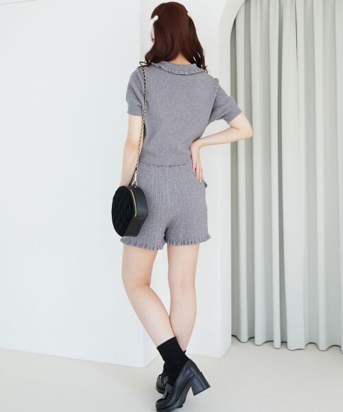 MAJESTIC LEGON / マジェスティックレゴン カーディガン・ボレロ | ミニケーブルフリルニットカーデ | 詳細27