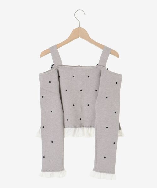 MAJESTIC LEGON / マジェスティックレゴン ニット・セーター | 2wayリボンドット肩あきニット | 詳細26