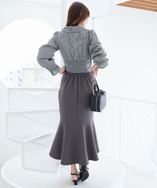 MAJESTIC LEGON / マジェスティックレゴン シャツ・ブラウス | デコルテオープン長袖ブラウス | 詳細15