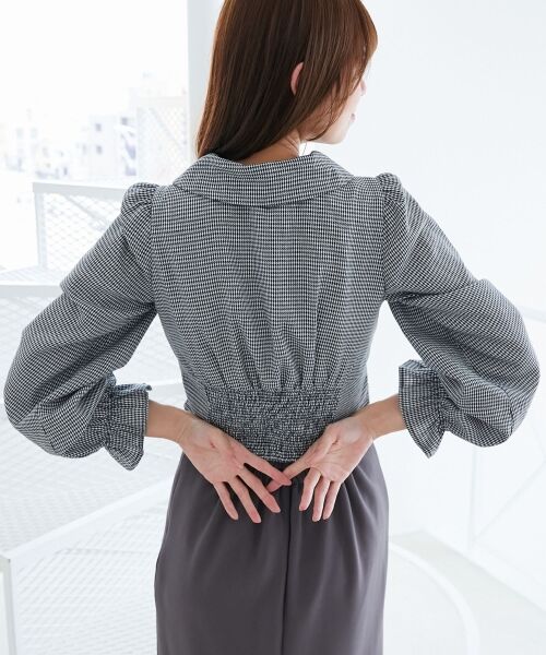 MAJESTIC LEGON / マジェスティックレゴン シャツ・ブラウス | デコルテオープン長袖ブラウス | 詳細18
