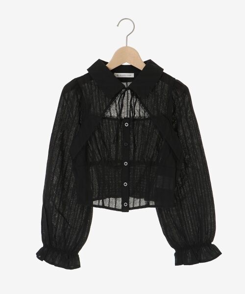 MAJESTIC LEGON / マジェスティックレゴン シャツ・ブラウス | デコルテオープン長袖ブラウス | 詳細29