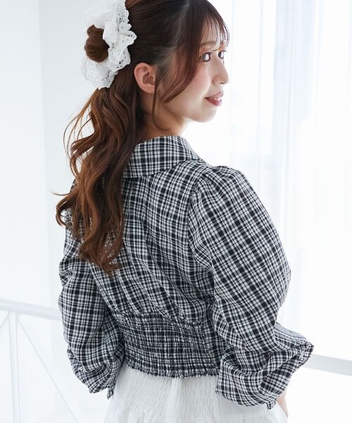 MAJESTIC LEGON / マジェスティックレゴン シャツ・ブラウス | デコルテオープン長袖ブラウス | 詳細9