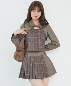 MAJESTIC LEGON / マジェスティックレゴン シャツ・ブラウス | スイッチングパターンブラウス