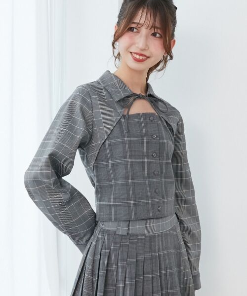 MAJESTIC LEGON / マジェスティックレゴン シャツ・ブラウス | スイッチングパターンブラウス | 詳細12