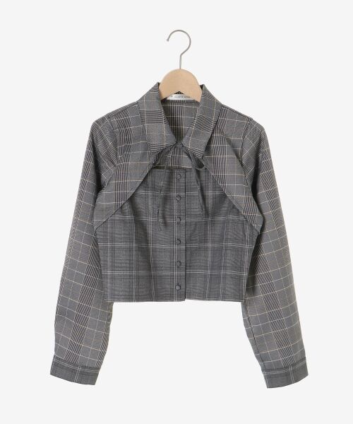 MAJESTIC LEGON / マジェスティックレゴン シャツ・ブラウス | スイッチングパターンブラウス | 詳細23