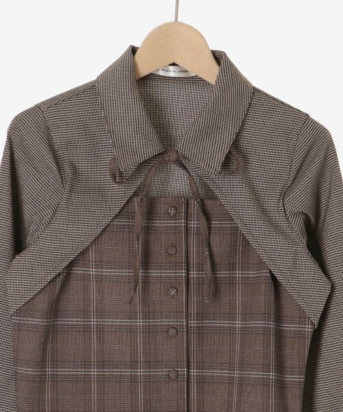 MAJESTIC LEGON / マジェスティックレゴン シャツ・ブラウス | スイッチングパターンブラウス | 詳細26