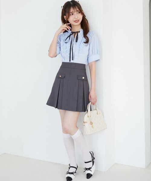 MAJESTIC LEGON / マジェスティックレゴン シャツ・ブラウス | リボンフリルブラウス | 詳細15