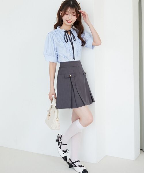 MAJESTIC LEGON / マジェスティックレゴン シャツ・ブラウス | リボンフリルブラウス | 詳細16