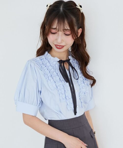 MAJESTIC LEGON / マジェスティックレゴン シャツ・ブラウス | リボンフリルブラウス | 詳細19