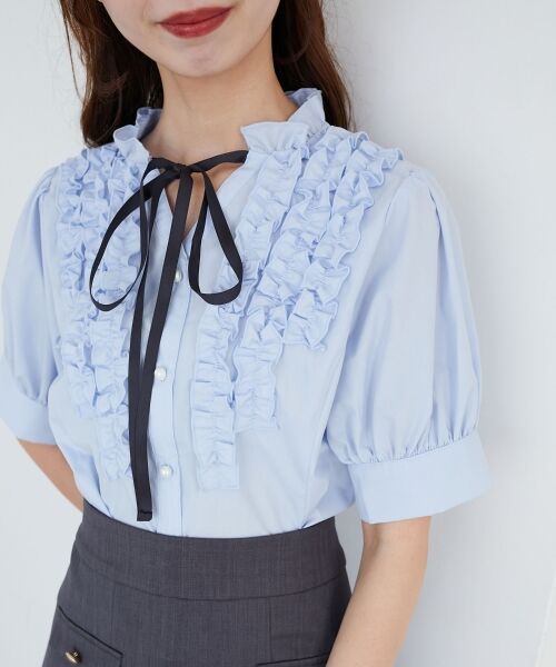 MAJESTIC LEGON / マジェスティックレゴン シャツ・ブラウス | リボンフリルブラウス | 詳細21