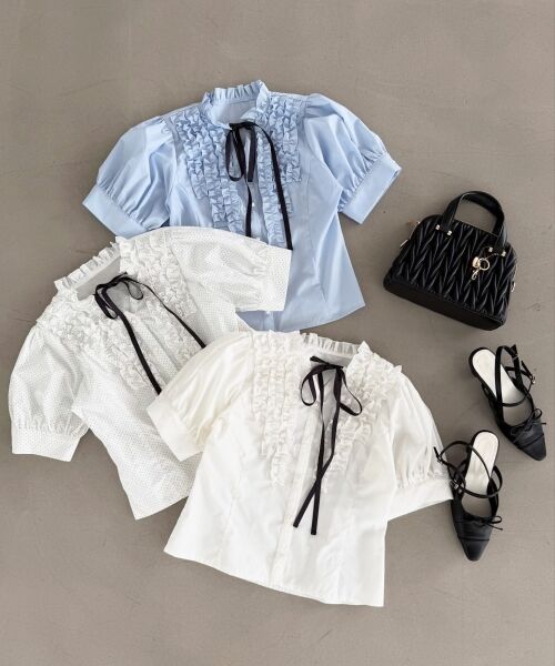 MAJESTIC LEGON / マジェスティックレゴン シャツ・ブラウス | リボンフリルブラウス | 詳細22