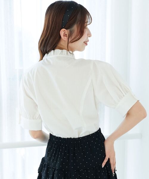 MAJESTIC LEGON / マジェスティックレゴン シャツ・ブラウス | リボンフリルブラウス | 詳細6