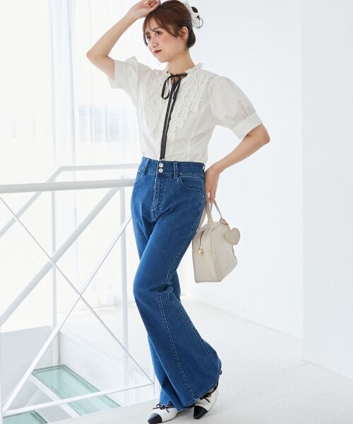 MAJESTIC LEGON / マジェスティックレゴン シャツ・ブラウス | リボンフリルブラウス | 詳細9