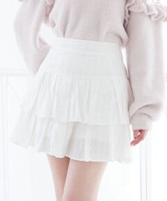 MAJESTIC LEGON / マジェスティックレゴン ミニ・ひざ丈スカート | アソートティアードミニスカパン