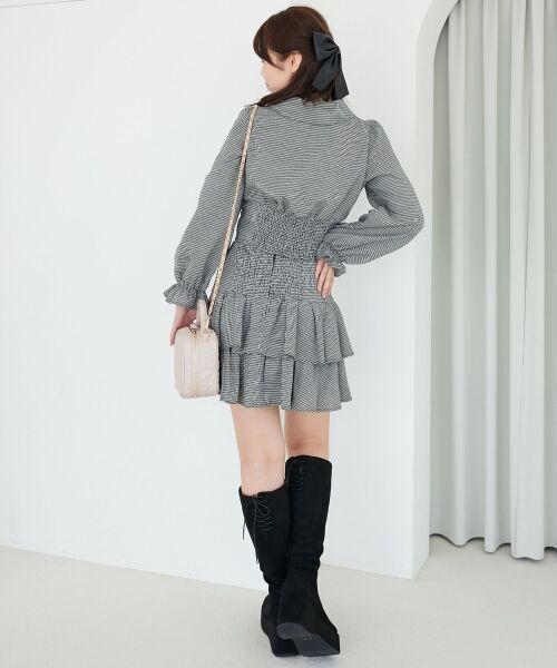 MAJESTIC LEGON / マジェスティックレゴン ミニ・ひざ丈スカート | アソートティアードミニスカパン | 詳細10