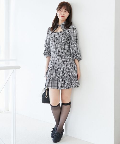 MAJESTIC LEGON / マジェスティックレゴン ミニ・ひざ丈スカート | アソートティアードミニスカパン | 詳細21