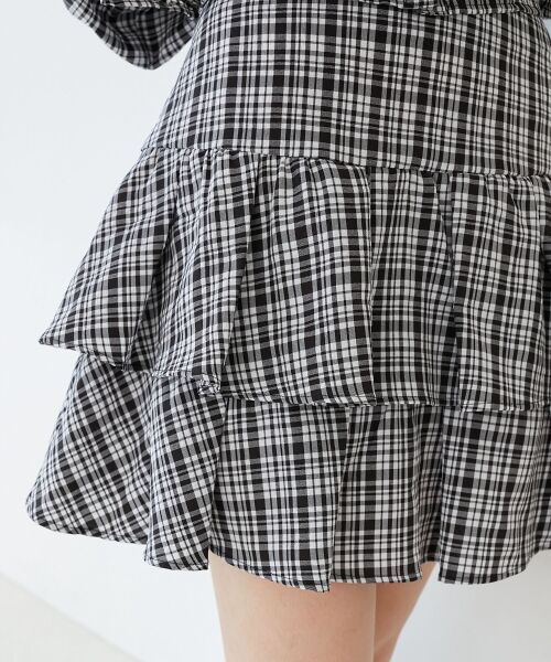 MAJESTIC LEGON / マジェスティックレゴン ミニ・ひざ丈スカート | アソートティアードミニスカパン | 詳細26