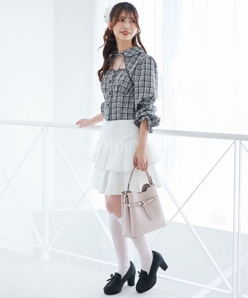 MAJESTIC LEGON / マジェスティックレゴン ミニ・ひざ丈スカート | アソートティアードミニスカパン | 詳細28